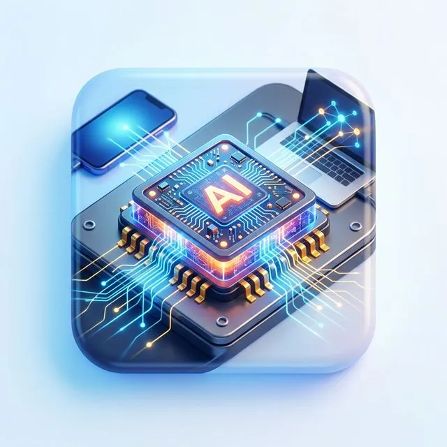 오프라인 환경 기기 내부에서 강력하게 가동되는 3D 실리콘 칩셋 형태의 온디바이스 AI