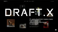 DRAFT.X 웹사이트 해부: Framer 기반 하이엔드 에이전시 웹 패턴 분석